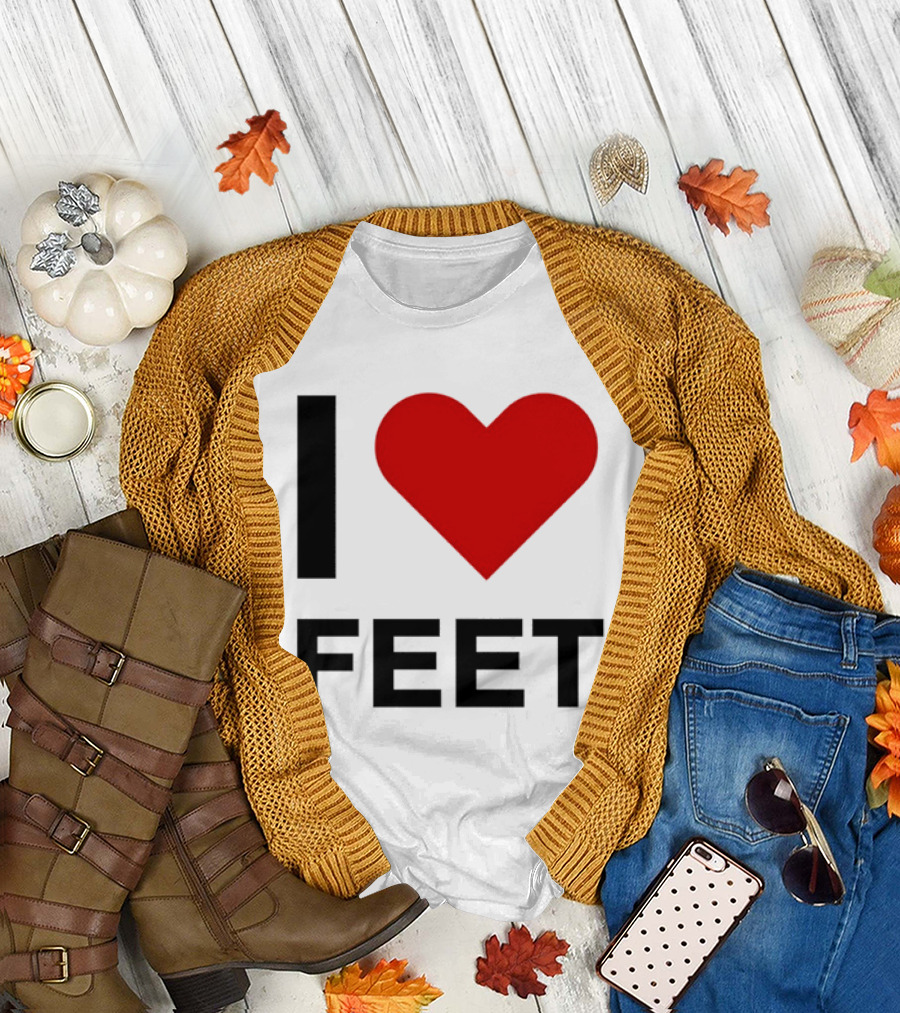 I Heart Feet T-Shirt