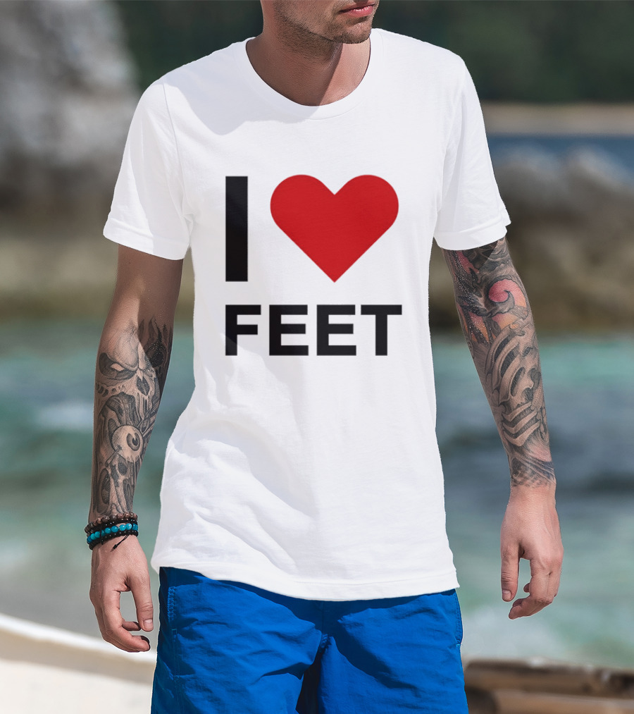 I Heart Feet T-Shirt