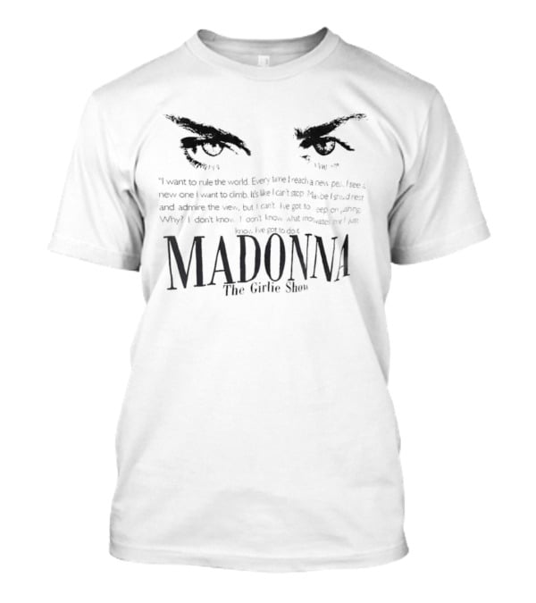 Madonna The Girlie Show Eye T-Shirt