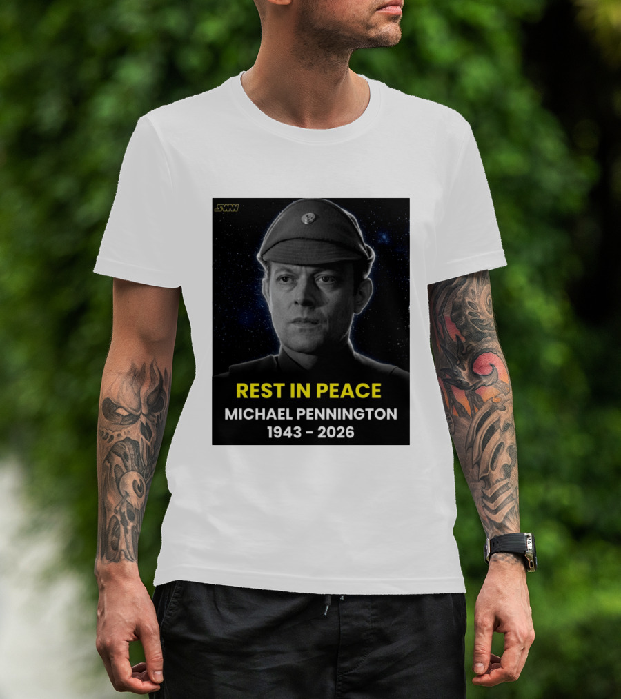 Rest In Peace Michael Pennington 1943 2026 Star Wars Moff Jerjerrod Remembered T-Shirt