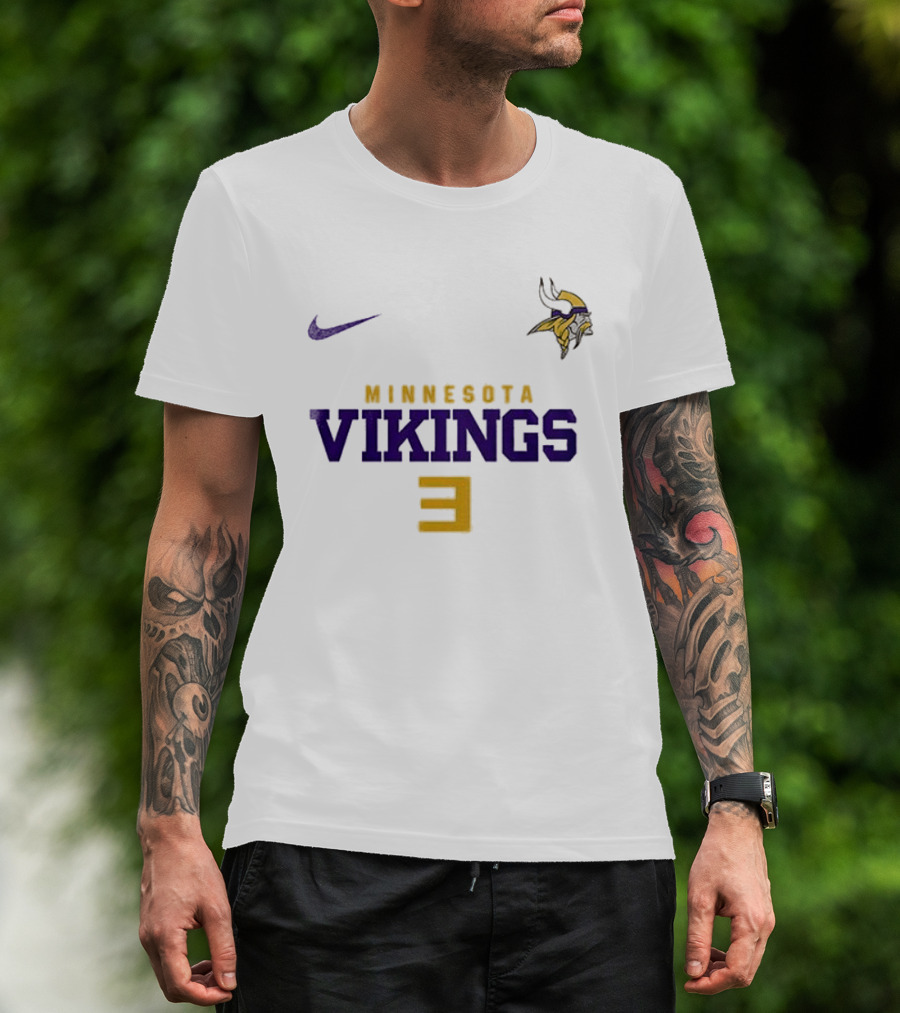 Minnesota Vikings Nike Slim Shady Mask Eminem Collaboration T-Shirt