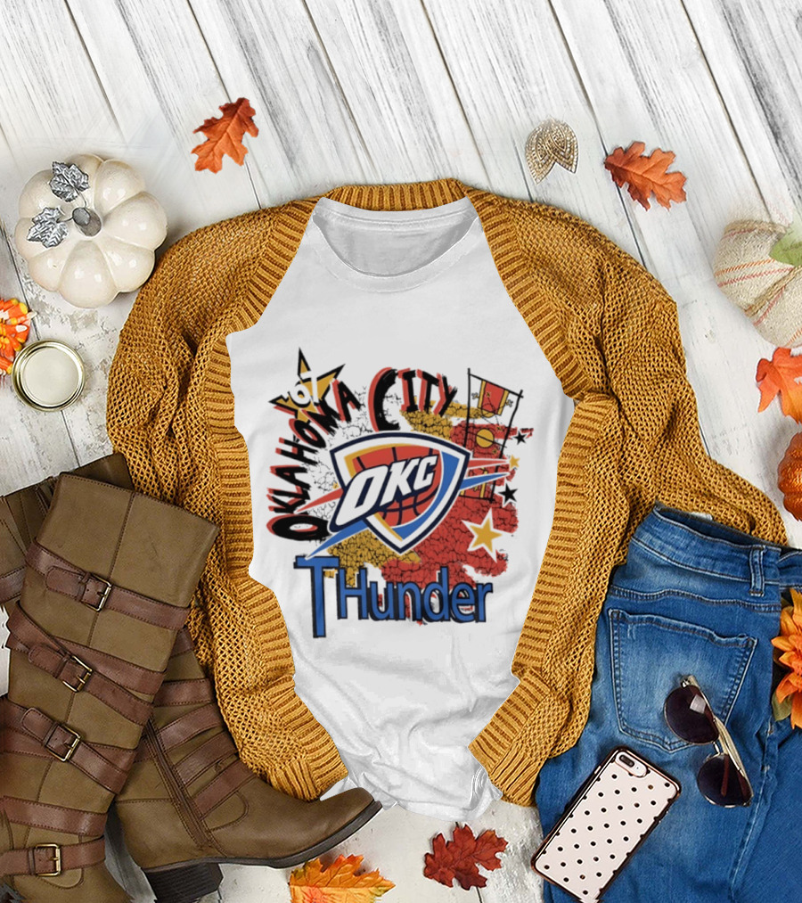 Oklahoma City OKC Thunder '67 Hardwood Classics T-Shirt