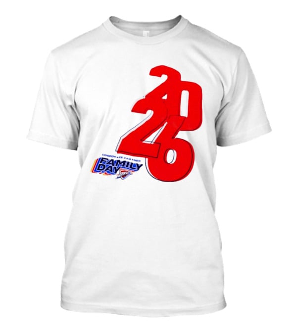 Oklahoma City Thunder Basketball Family Day Corporate Partner 2026 T-Shirt