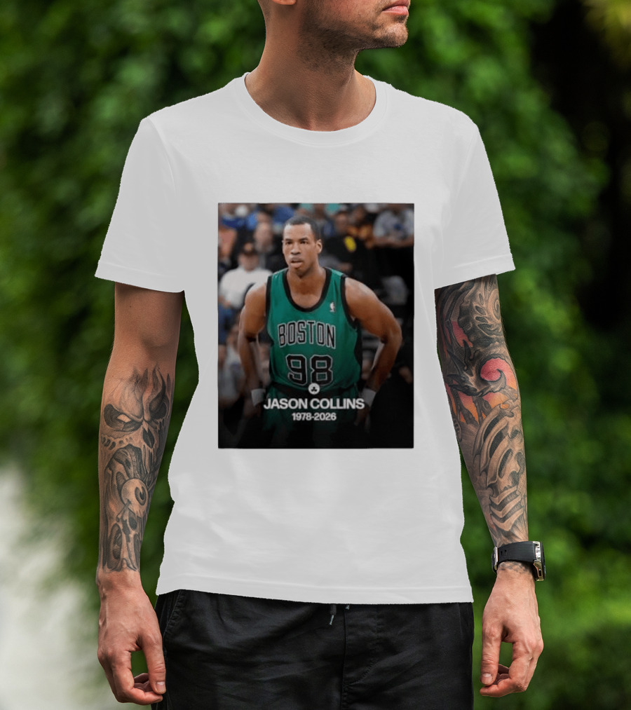 Boston Jason Collins 1978 2026 98 Rest In Peace T-Shirt