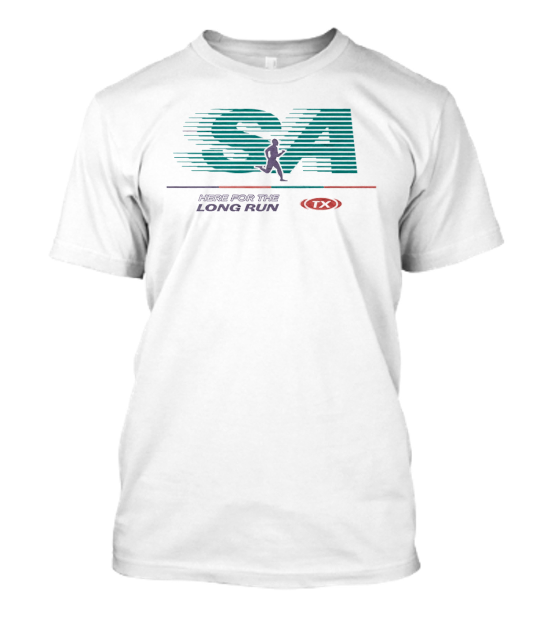 SA Here For The Long Run Runner Sports T-Shirt