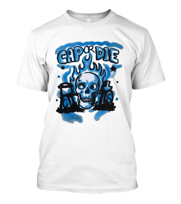 Cap Or Die Skull Flame T-Shirt