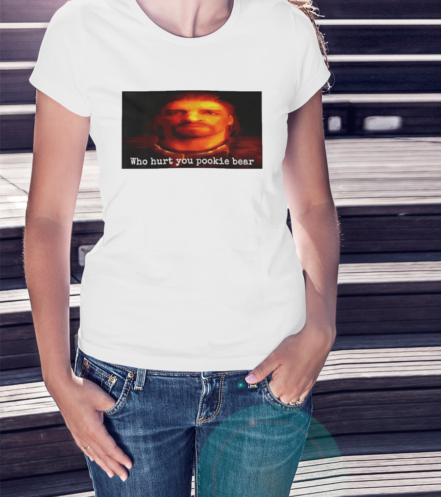 Who Hurt You Pookie Bear Video Game T-Shirt