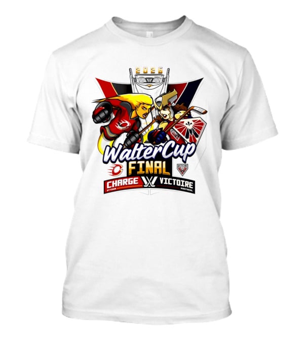 Ottawa Charge Vs Montreal Victoire 2026 Walter Cup Final Hockey Clash T-Shirt