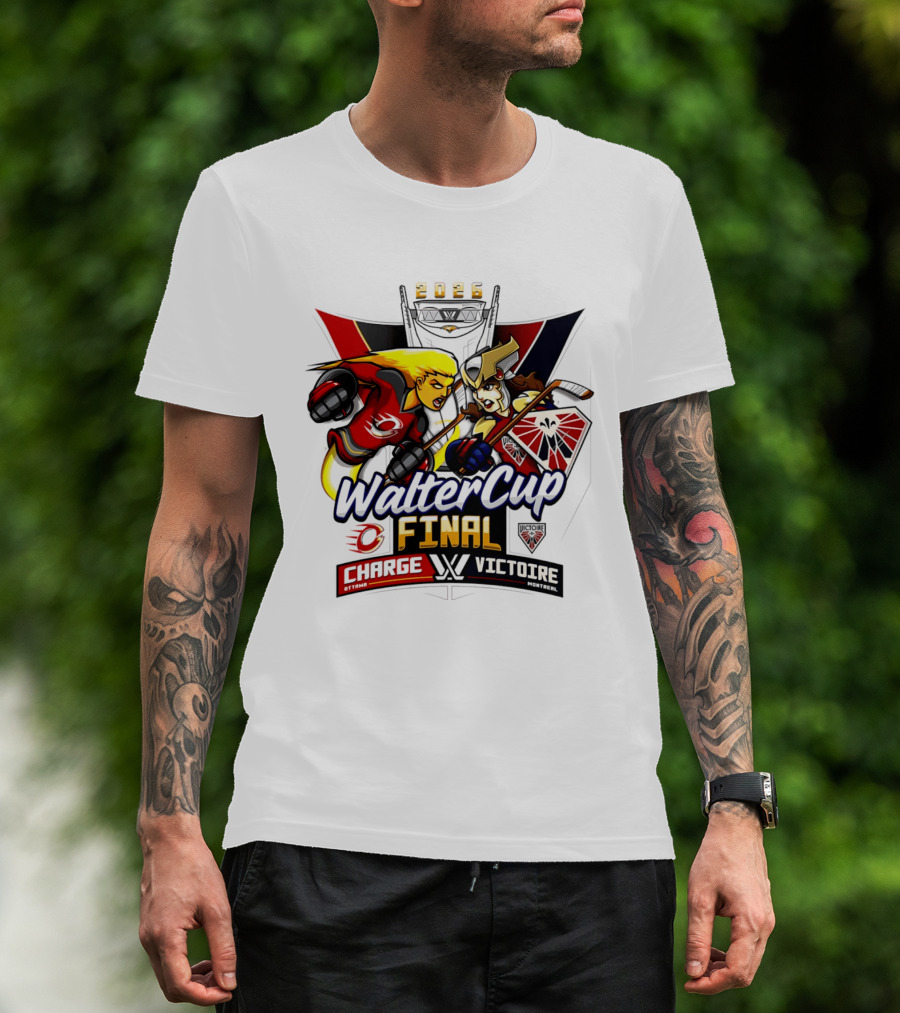 Ottawa Charge Vs Montreal Victoire 2026 Walter Cup Final Hockey Clash T-Shirt