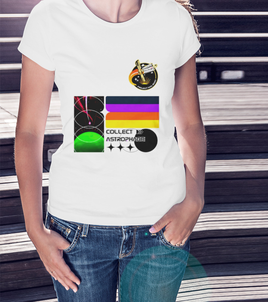 Project Hail Mary Collect Astrophage Science Fiction Spacecraft T-Shirt
