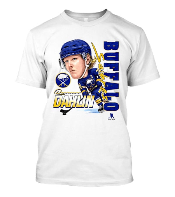 Rasmus Dahlin Captain Buffalo Sabres NHLPA Caricature T-Shirt