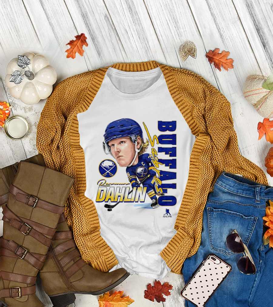 Rasmus Dahlin Captain Buffalo Sabres NHLPA Caricature T-Shirt
