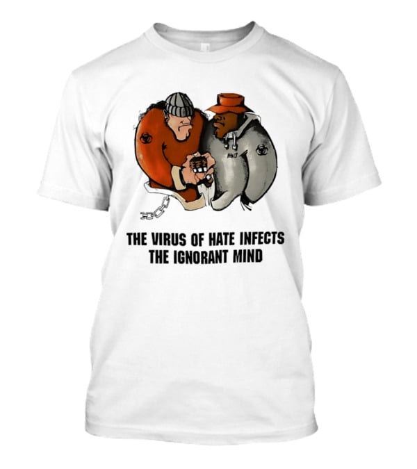 The Virus Of Hate Infects The Ignorant Mind 90s Biohazard T-Shirt