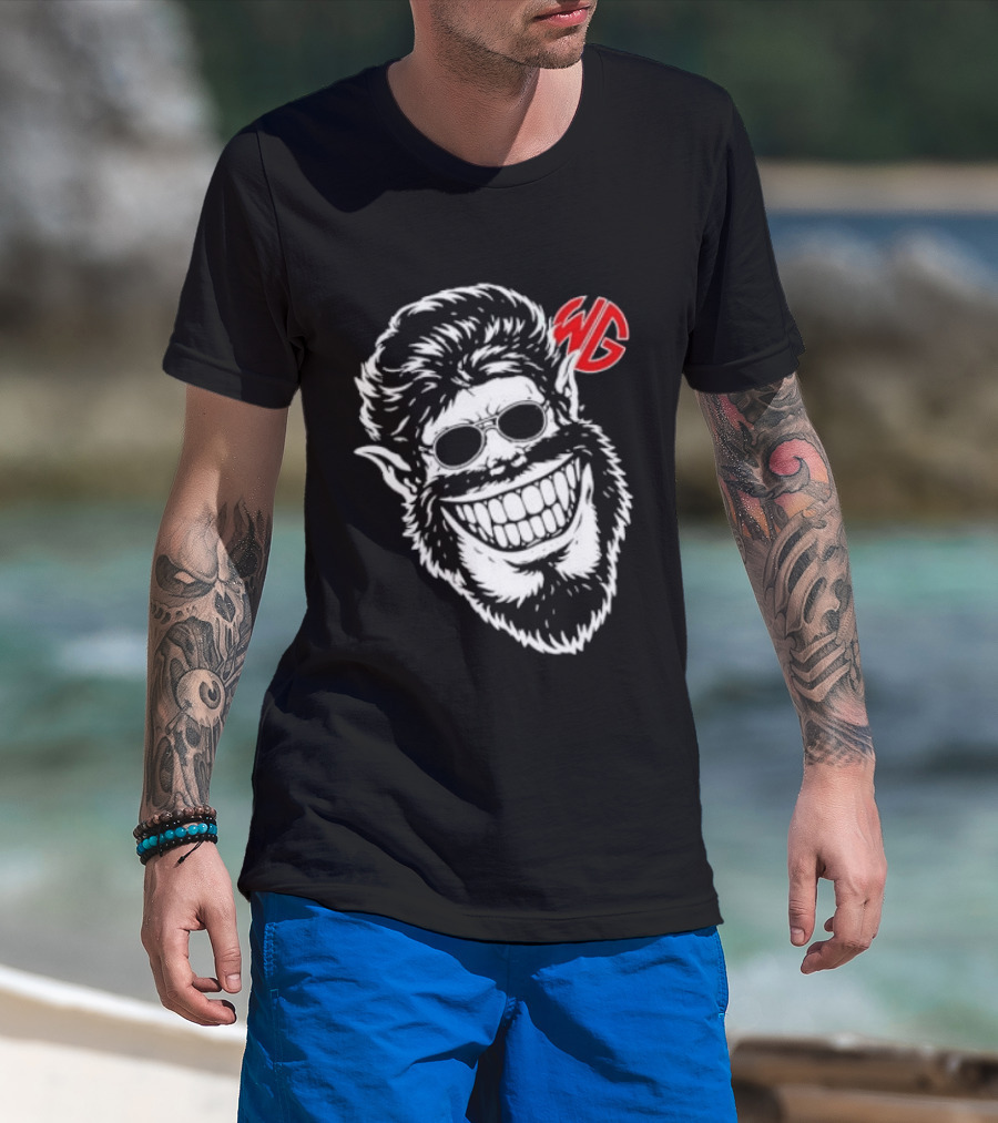 Wolfgang W. Wolfgang Ghoulrilla Biscuits Big Face WG T-Shirt