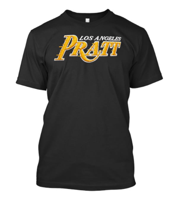 Los Angeles Pratt 2026 Embroidered Yellow T-Shirt