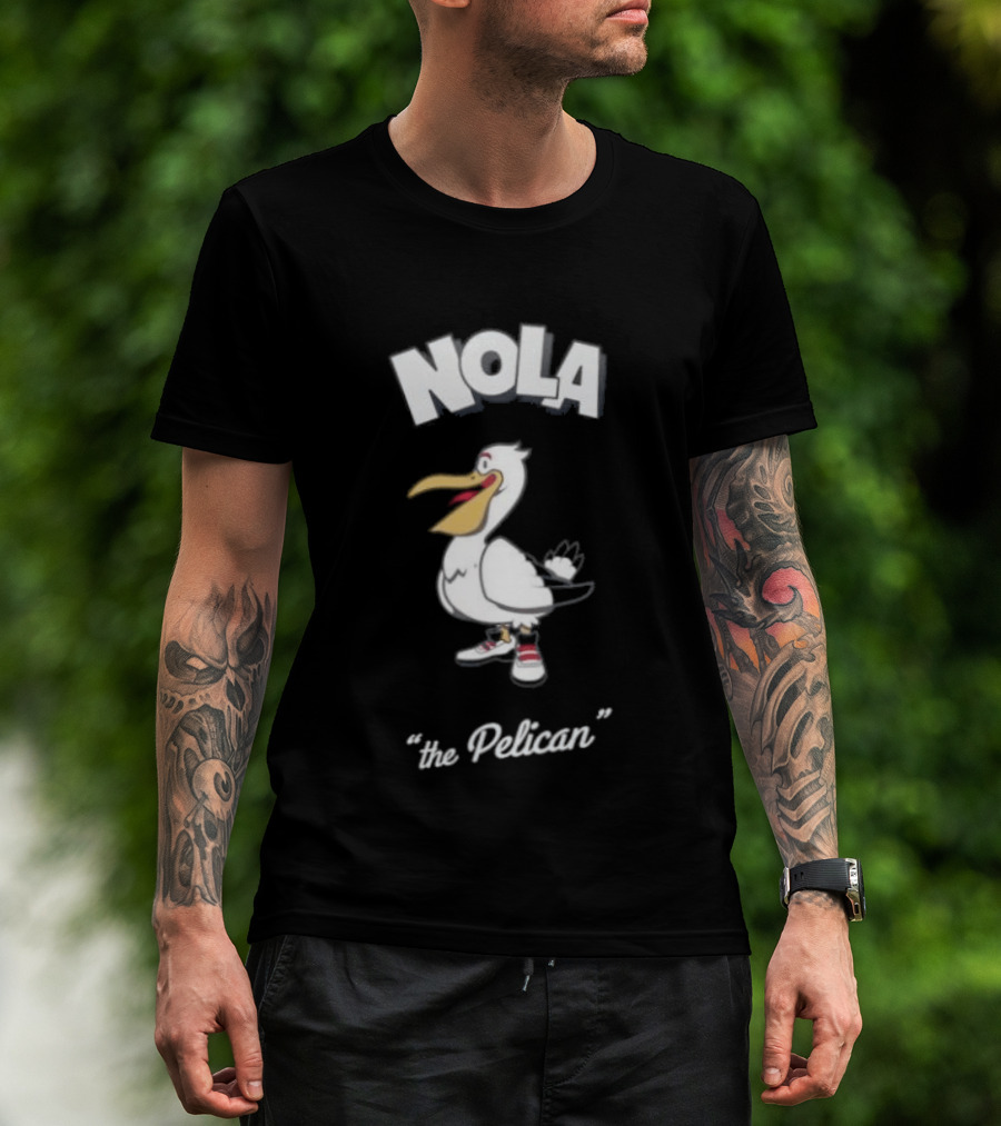 New Orleans Pelicans Nola The Pelican NBA Toons T-Shirt