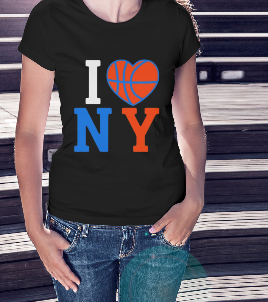 New York Knicks I Heart NY Basketball T-Shirt