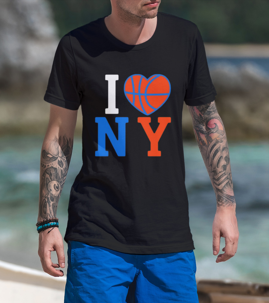 New York Knicks I Heart NY Basketball T-Shirt