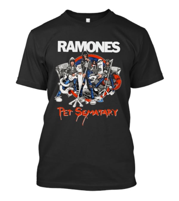Ramones Pet Sematary Road To Ruin Classic Punk Rock Band T-Shirt