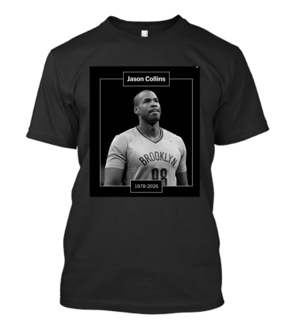 Jason Collins 1978 2026 Brooklyn Basketball T-Shirt