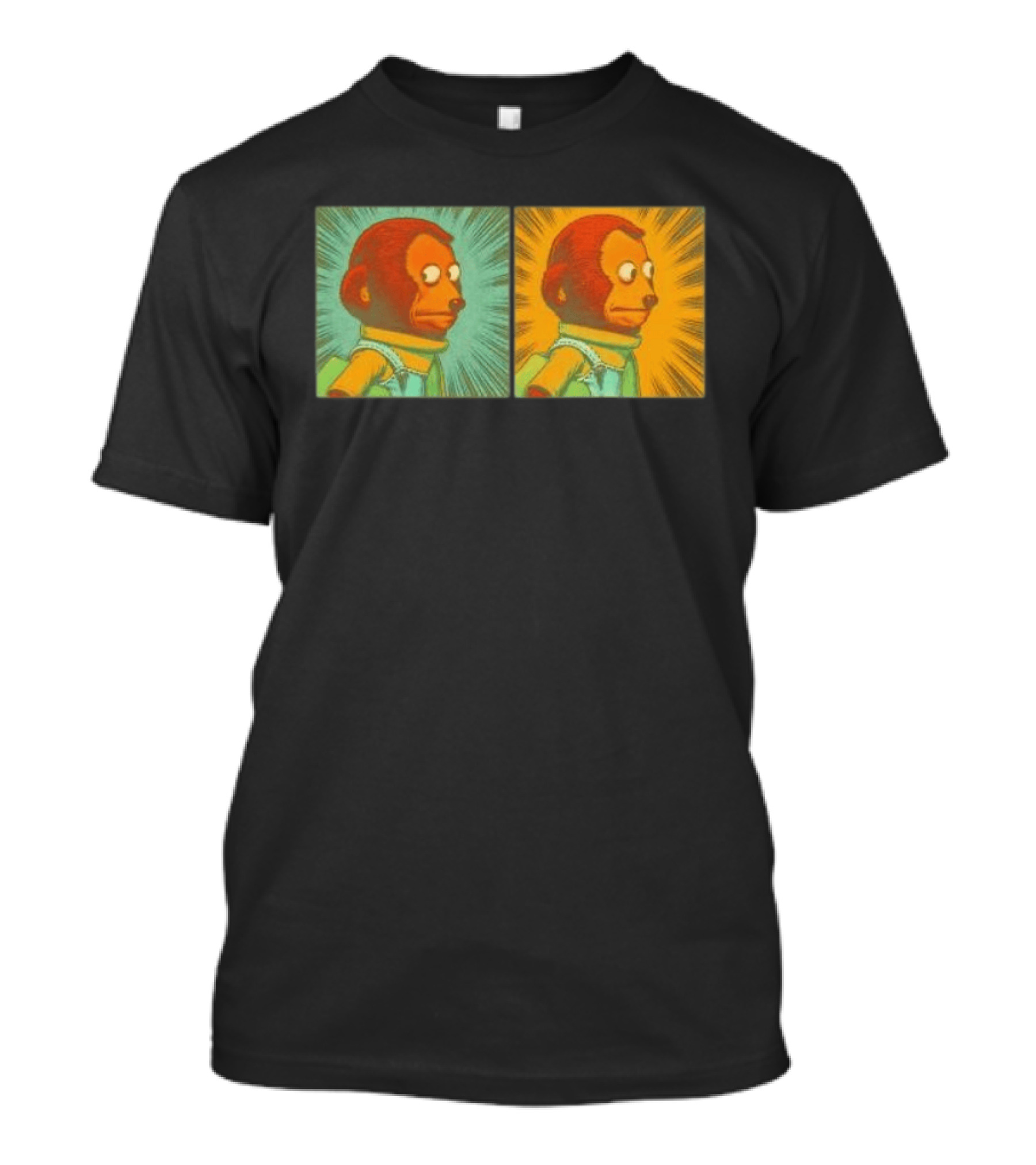 Awkward Look Monkey Puppet Meme Garment Dyed T-Shirt