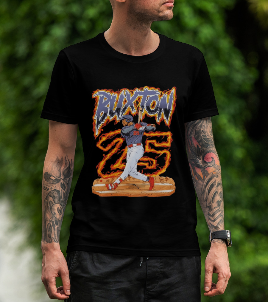 Buxton 25 Blazing Baseball Slugger T-Shirt