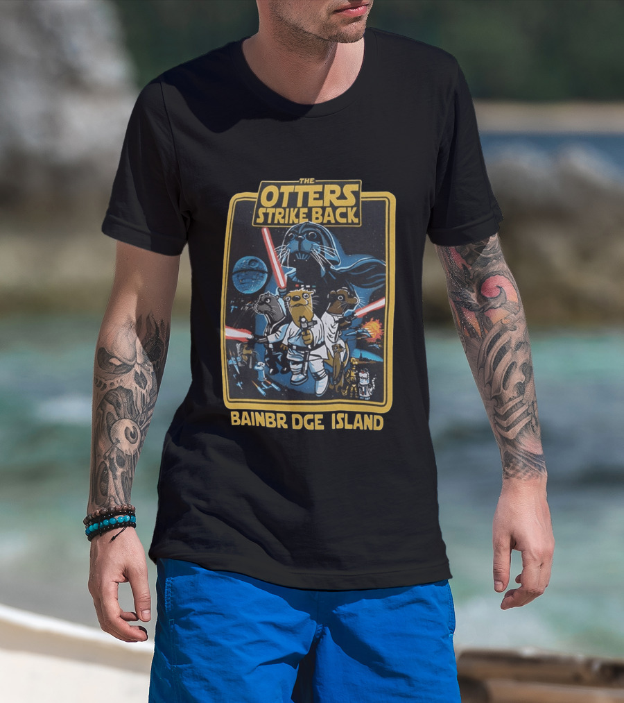 The Otters Strike Back Bainbridge Island Star Wars T-Shirt