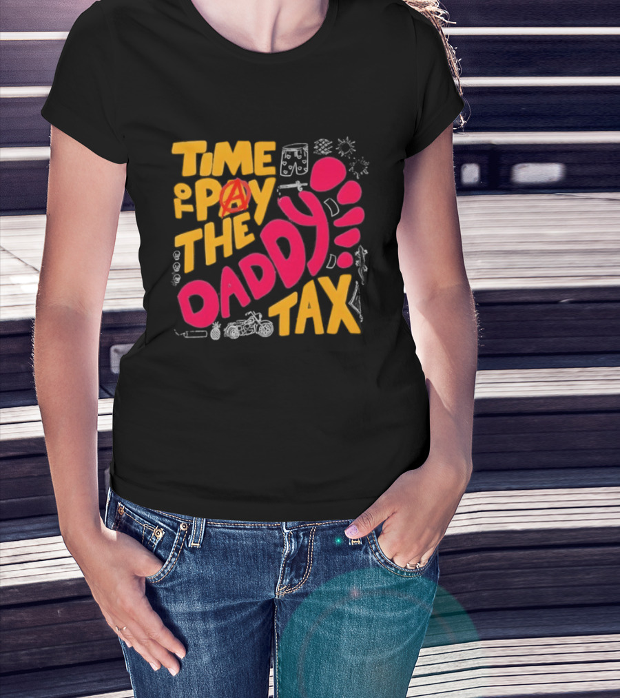 Time To Pay The Daddy Tax Dungeon Crawler Carl Footprint T-Shirt