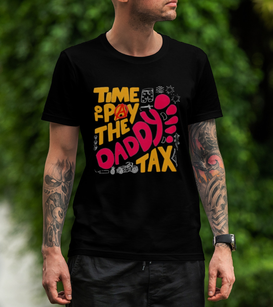 Time To Pay The Daddy Tax Dungeon Crawler Carl Footprint T-Shirt