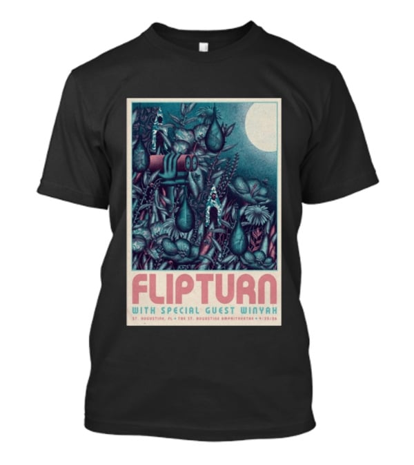 FLIPTURN With Special Guest Winyah St. Augustine Ampitheatre 9/25/26 T-Shirt