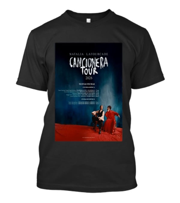Natalia Lafourcade 2026 Cancionera Tour Nueva Fechas Centroamérica Ciudad De México T-Shirt