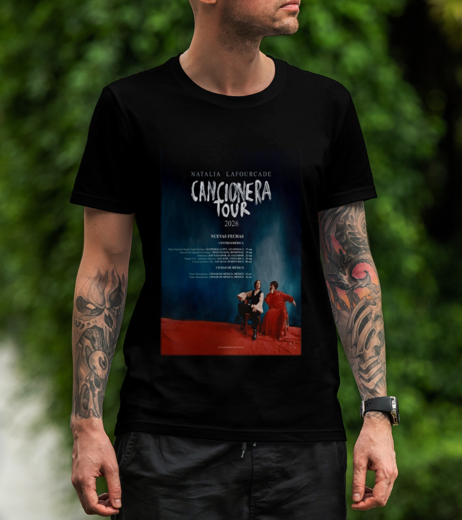 Natalia Lafourcade 2026 Cancionera Tour Nueva Fechas Centroamérica Ciudad De México T-Shirt