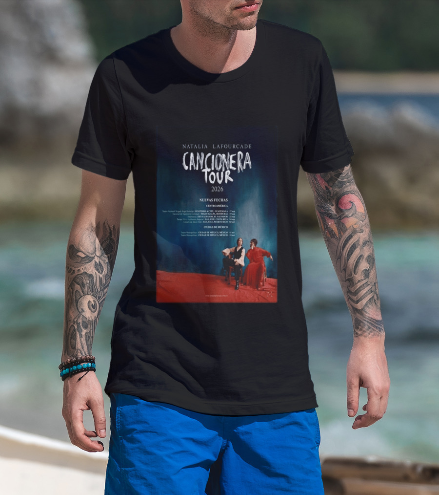 Natalia Lafourcade 2026 Cancionera Tour Nueva Fechas Centroamérica Ciudad De México T-Shirt