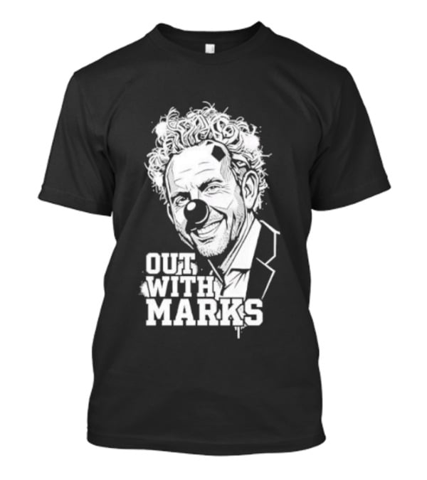 Out With Marks Sean Marks Clown Face T-Shirt