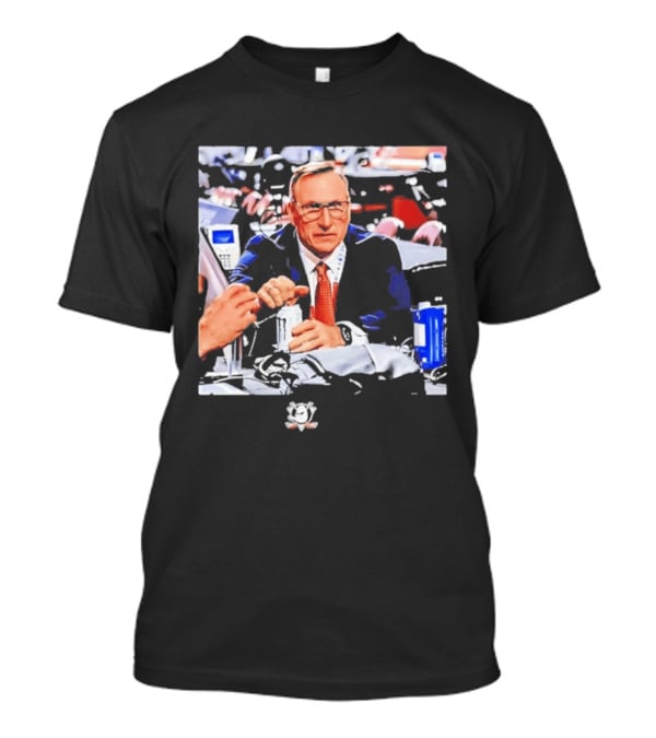 Pat Verbeek Anaheim Ducks General Manager Team Meeting Photo T-Shirt