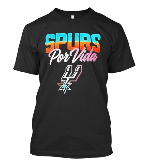 Spurs Por Vida San Antonio Vintage NBA Team Basketball T-Shirt