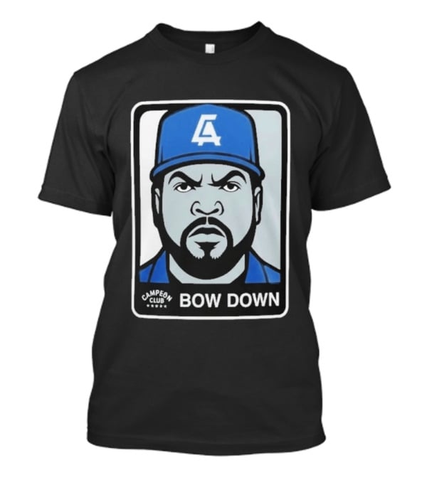 2026 LA Dodgers Ice Cube Bow Down Campeon Club T-Shirt