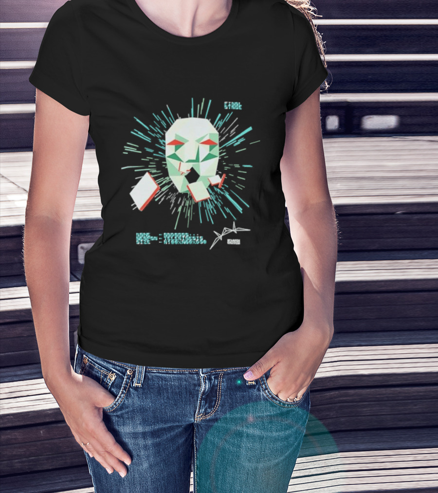 Andross Star Fox Final Stage 64 3D Boss Battle Polygonal Villain Mask T-Shirt