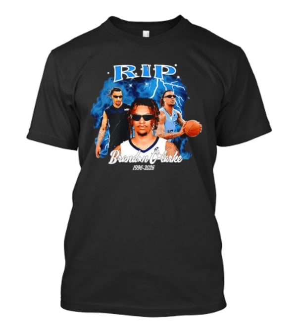 RIP Brandon Clarke 1996 2026 Memphis Grizzlies NBA Players Commemorative T-Shirt