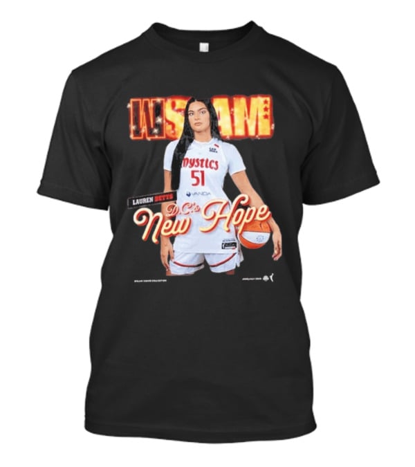 SLAM 262 Washington Mystics Lauren Betts DC's New Hope T-Shirt