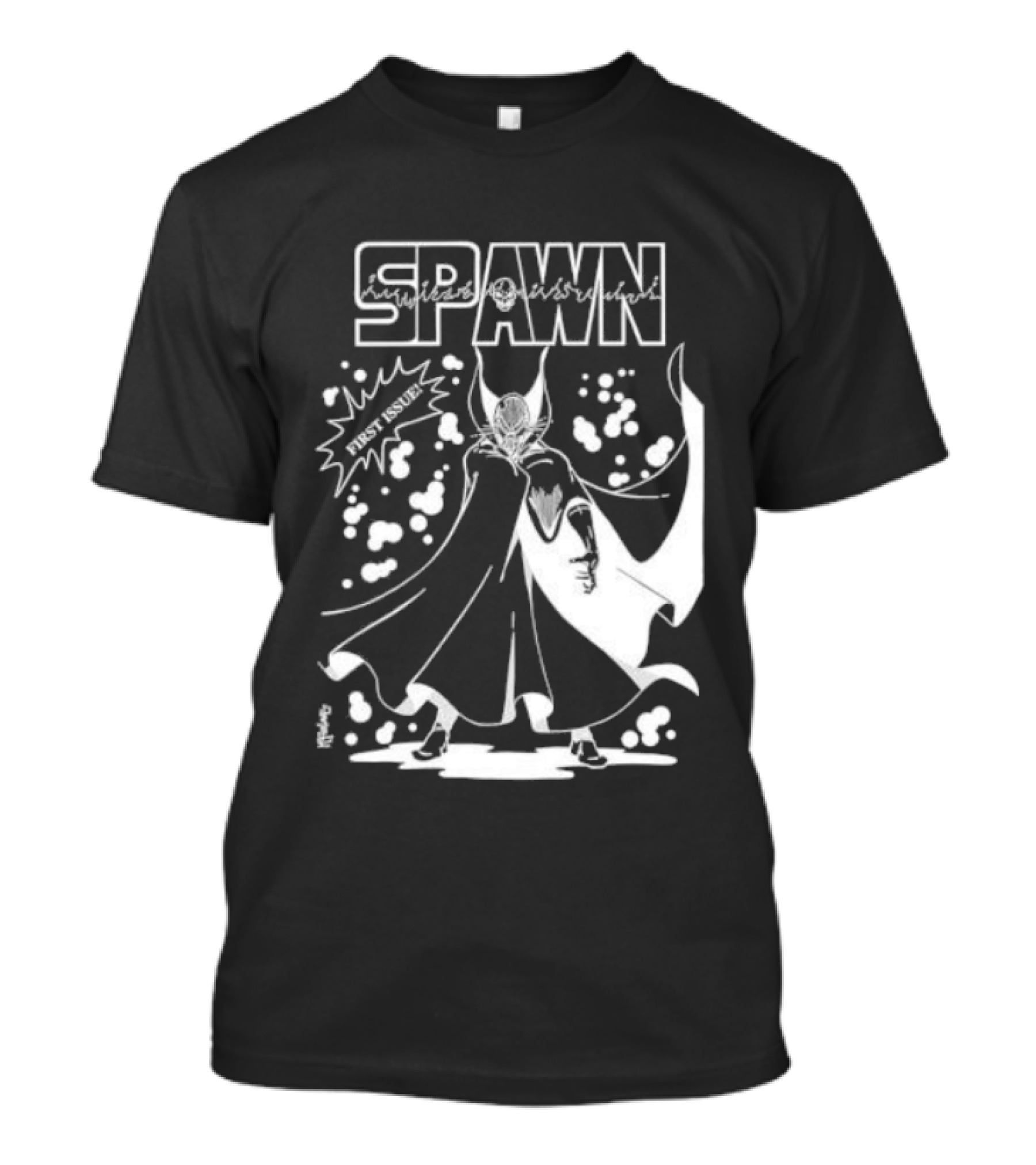 Spawn First Issue Comic Artwork Cover Retro 90s T-Shirt