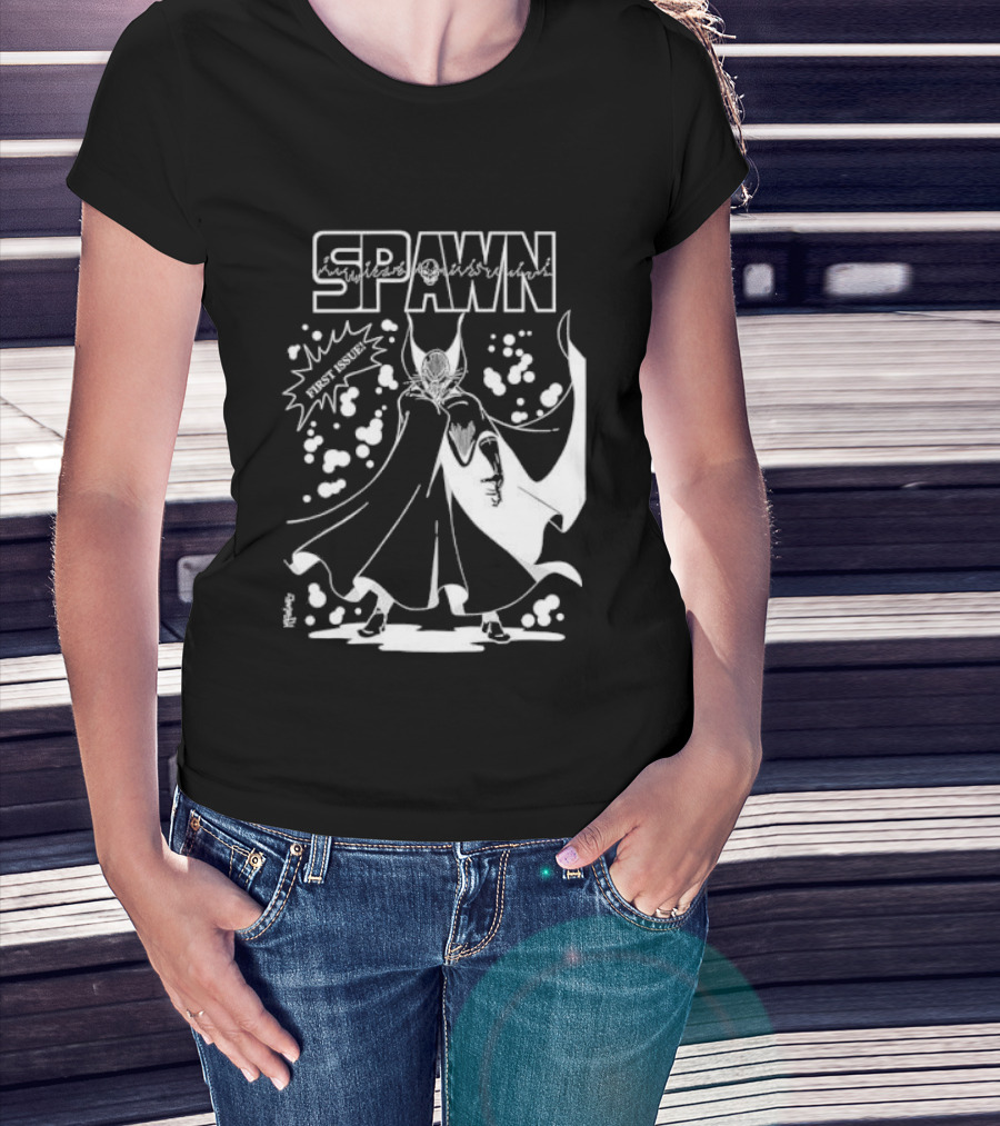 Spawn First Issue Comic Artwork Cover Retro 90s T-Shirt
