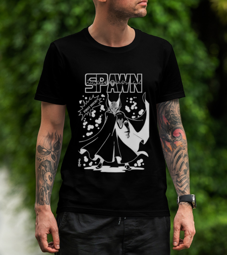 Spawn First Issue Comic Artwork Cover Retro 90s T-Shirt