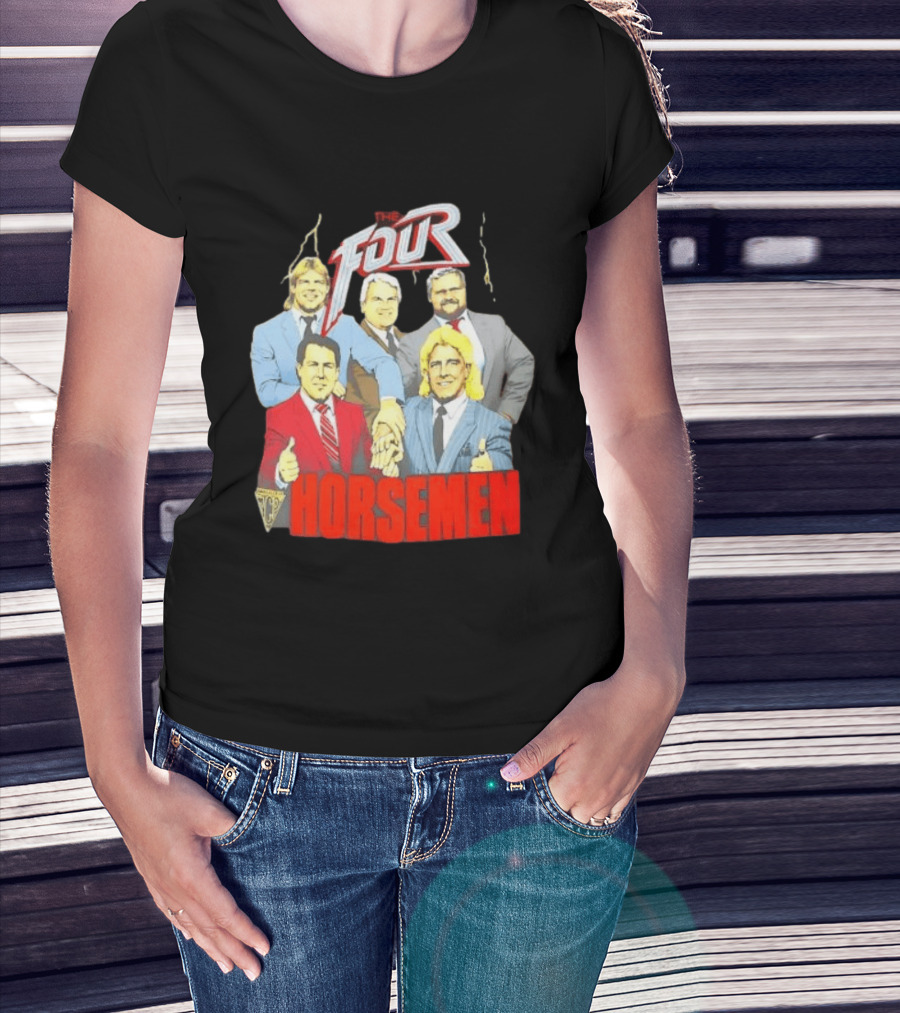 The Four Horsemen Jim Crockett Promotions Stylin Collection T-Shirt
