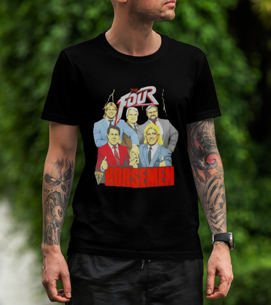 The Four Horsemen Jim Crockett Promotions Stylin Collection T-Shirt
