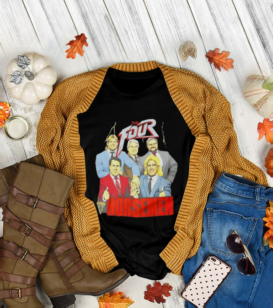 The Four Horsemen Jim Crockett Promotions Stylin Collection T-Shirt