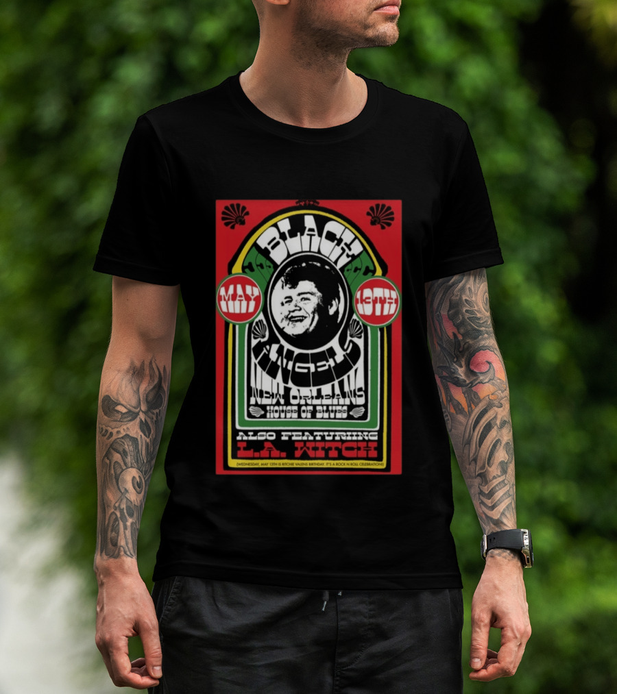 Black Angels New Orleans House Of Blues May 13 Featuring L.A. Witch T-Shirt
