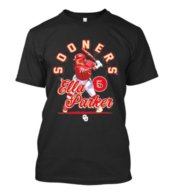 Sooners Softball Ella Parker 5 Oklahoma Player T-Shirt
