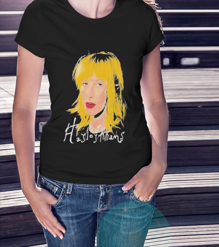 Hayley Williams 2026 Blonde Hair Red Lips T-Shirt