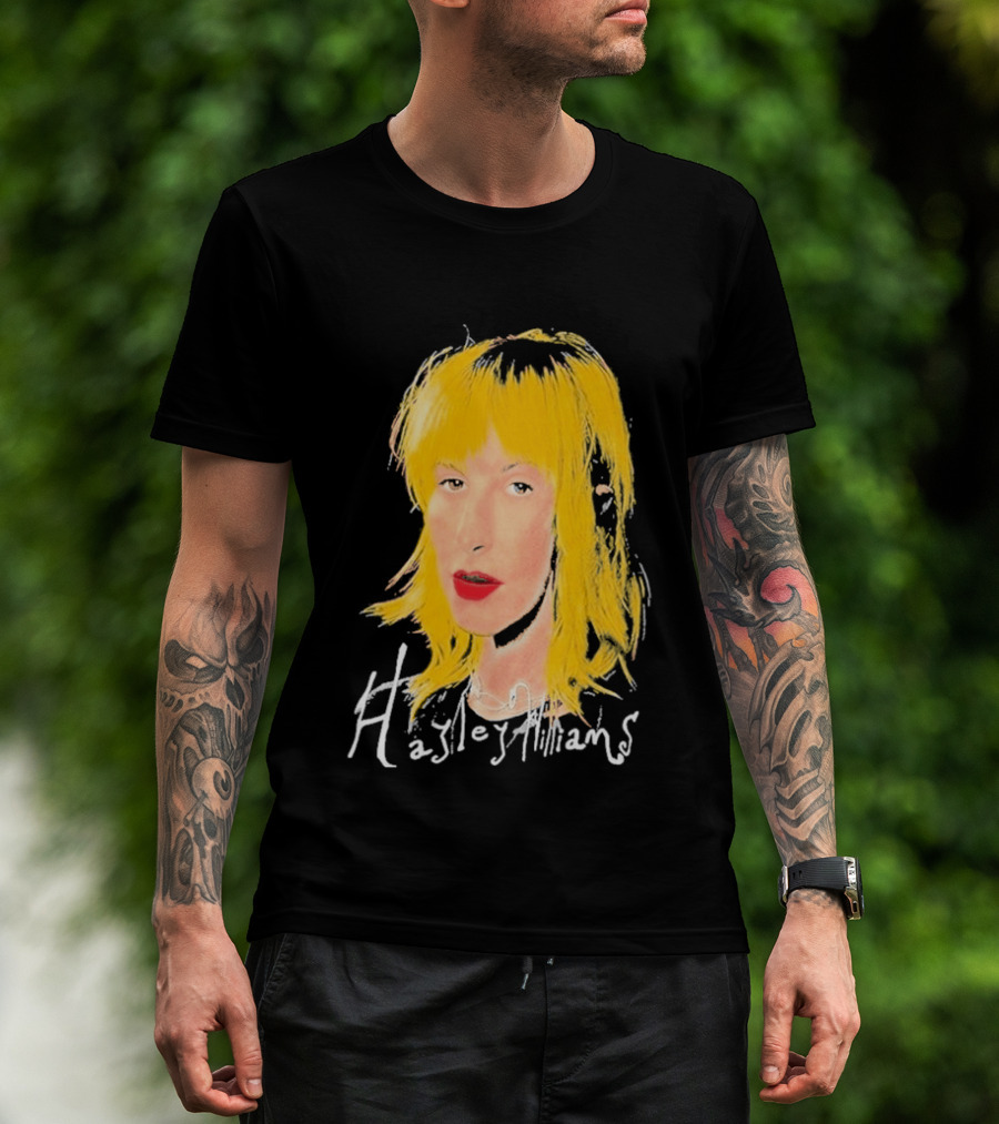 Hayley Williams 2026 Blonde Hair Red Lips T-Shirt